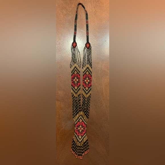 Ukrainian “Gerdan” Traditional Necklace - STUNNING!  Hand beaded. - Picture 2 of 6